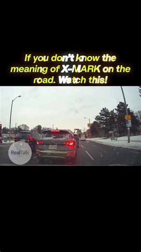99% of drivers in Canada doesn’t know what this is. #Canada #canadadrivers #baddrivers