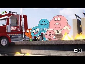 Barney's Plane Crash and Gumball's Gas Race