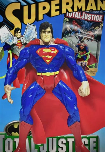 Toy Showcase: Superman - Kenner Total Justice #superman #90s #actionfigures #toys #creatorsearchinsights