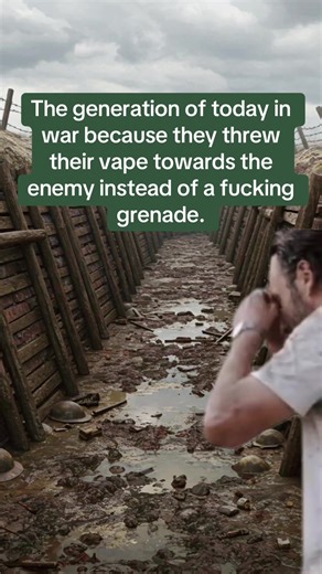 New Generation Humor: Vaping in War Situations