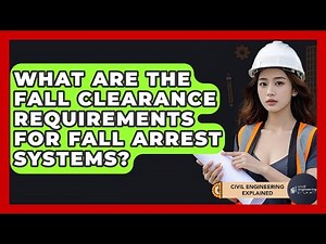 What Are The Fall Clearance Requirements For Fall Arrest Systems? - Civil Engineering Explained