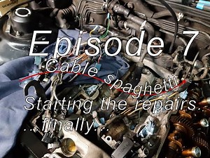 Episode 7 Project Lexus LS400 - Engine wiring problems: Starting with the repairs. Finally.
