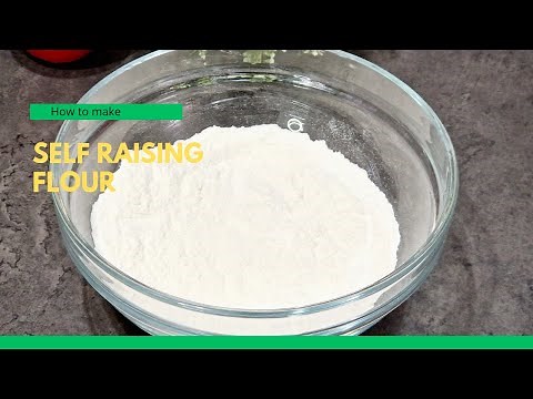 HOW TO MAKE SELF RAISING FLOUR AT HOME!