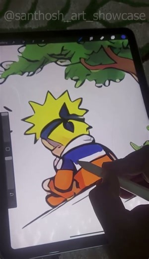 🔥 Naruto Digital Art | Anime Fan Art