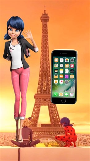 Miraculous 💫 characters is mobile 📱#miraculous #ladybug #marinette #youtubeshorts #shorts