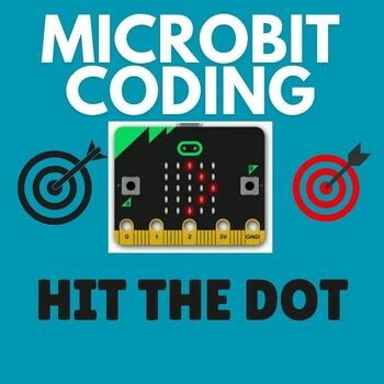 Microbit Coding Activity – Hit the Dot Game Programming Task 6th-11th Grade