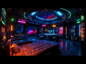 Space Bedroom Window View 🌌 Cosmic Nebula & Deep Space Ambience for Sleep, Relax & Study