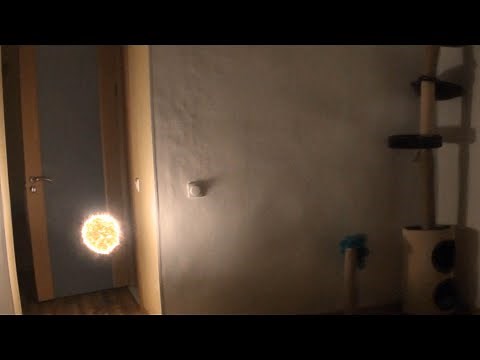 Шаровая молния залетела в квартиру | Ball lightning flew into the apartment
