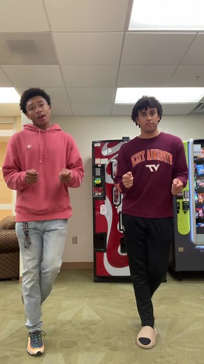 Synchronized Dance Routine in Casual Attire