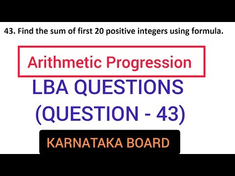 find the sum of first 20 positive integers using formula