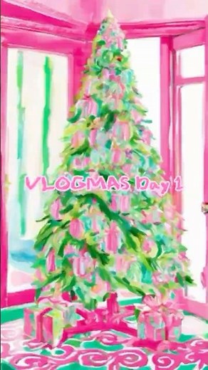 VLOGMAS Day 1 2025 | Preppy Christmas Room Tour | #PreppyVLOGMAS2025