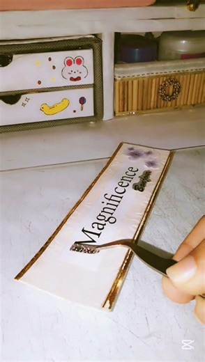 bookmark with old wedding card 😍✨| #esthetic bookmark ideas