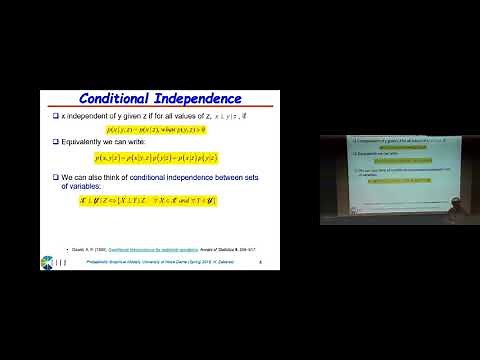 Lecture 2. Directed Graphical Models and Conditional Independence Relations