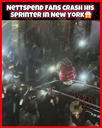 Nettspend fans crash his sprinter in New York #nettspend #earlylifecrisis