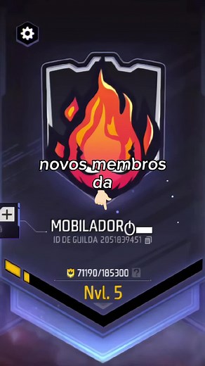 Guilda Mobilador: Nova Chrono FF e Guilda Ajax - Free Fire