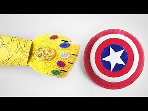 4 Best DIY Avengers Weapons Ideas | Best DIY Video | 1 Minute Crafts