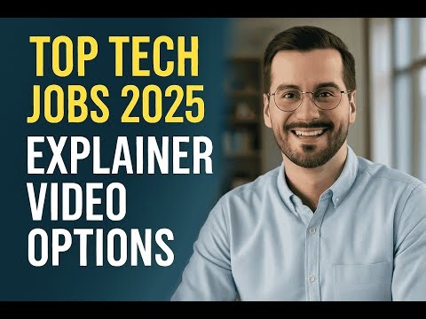Top Tech Jobs 2025: Explainer Video Options