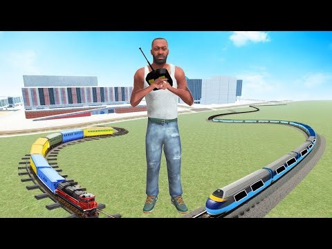 Indian bike driving 3D train in Franklin control 🛂