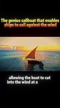 The working principle of sailboats #knowledge #boat