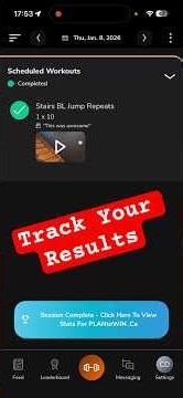 Tracking Exercises on TeamBuildr #squashfitness #squashtraining