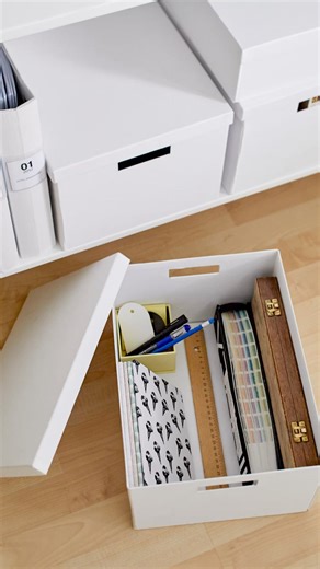 Say hello to smart storage solutions with our TJENA storage boxes that keep every space tidy and organised. These versatile boxes are perfect for keeping things within reach, making life at home a little bit easier. ✨ How will you use your TJENA storage boxes? Visit the IKEA store, download the IKEA app or shop by calling 1800 419 4532. #IKEA #Gharaajao #OrganisingIsAwesome | IKEA
