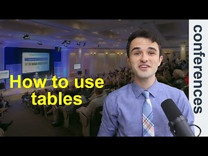 How to use TABLES like a pro in your academic conference poster presentation | Real examples!