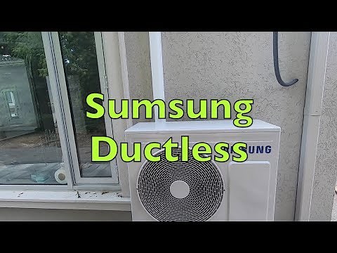 HVAC Overtime | Samsung Ductless mini split install
