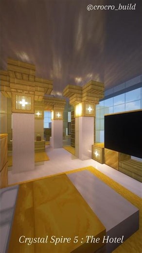 Part 5 | The Hotel 🏨💎 #minecraft #minecraftbeauty #architecture #architecture #creation #building