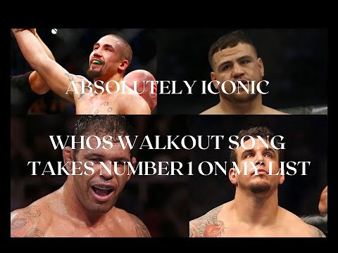 TOP 10 BEST UFC walkout songs of all time