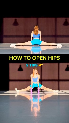 If Your Middle Splits Feel Stuck → Try This Routine 🔥 5 Powerful hip-opening exercises (beginner pro)! SAVE THIS and do them daily for faster progress 💙 #flexibility #stretching #splits #yogaflow #yogapractice #middlesplits #hipmobility #flexibilitytraining #calisthenics #yogalife #yogaposes #gymnast #contortion #flexible #poledance #aerial #hipopener #highkick | Flex with Olha