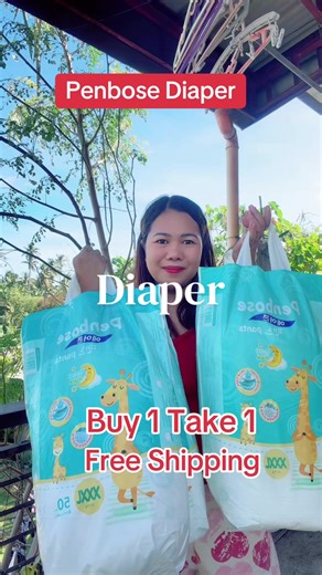 Buy 1 Get 1 Free Penbose Diapers with Free Shipping