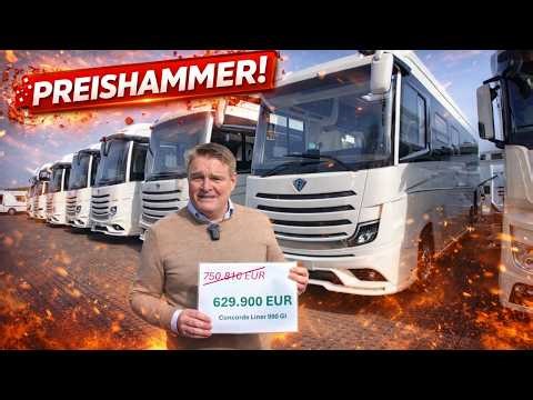 -120.910 €! High-End-Wohnmobil zum Schnäppchenpreis – Concorde Liner 990 GI