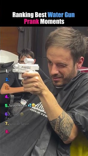 Ranking the Best Water Gun Prank Moments.