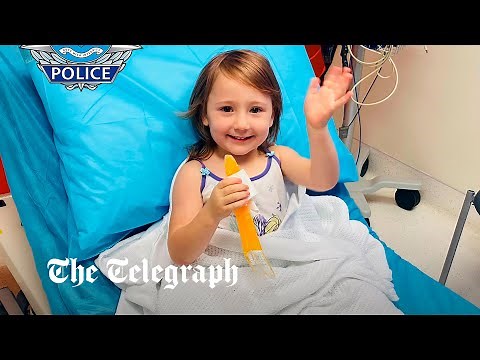 The moment Australian girl Cleo Smith was found 'alive and well' after 18 days
