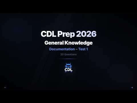 CDL Exam USA: Logbooks and Documentation 2026