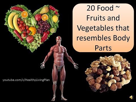 20 Food that resembles body organs | Fruits & Vegetables that resembles body parts