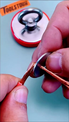 909K views · 10K reactions | Make your own wire puller with magnetic rings #reels #tips #tutorial #toolstour | Toolstour | Facebook