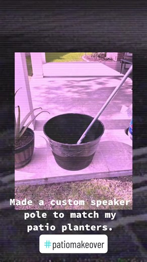 #djspeakers #patio #diy #outdoors #pottery #djlife #fyp