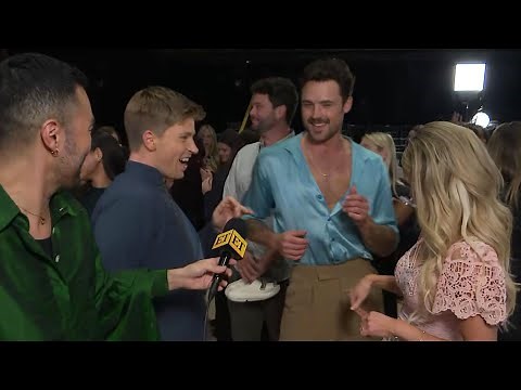DWTS: Robert Irwin and Dylan Efron Have a Hip SHAKE-OFF Mid-Interview (Exclusive)
