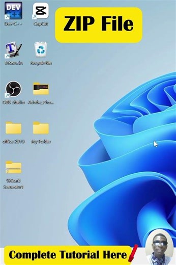 90% of Beginners Don’t Know This! Zip a Folder in 1 Second 📁⚡