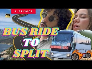 Bus Ride to SPLIT from Dubrovnik ● Scenic Road Trip Dalmatian Coast by Promet Makarska