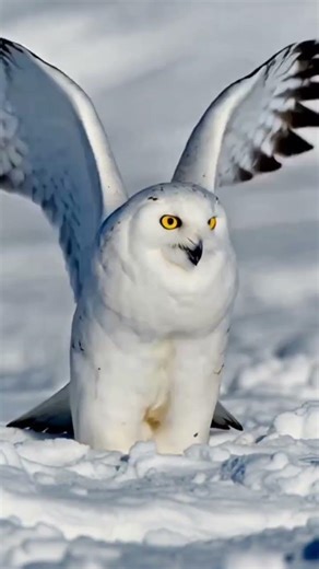 snow white owl #wildliferescue #facts #trending #worldwildlifeday #viral #owl #shorts #verreauxsea