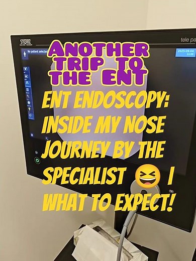 ENT Endoscopy: Inside My Nose Journey by the Specialist 😆 | What to Expect!