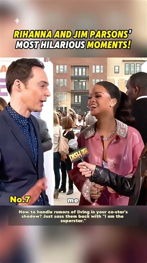 Rihanna and Jim Parsons' Most Hilarious Moments! #celebrity #comedy #funny