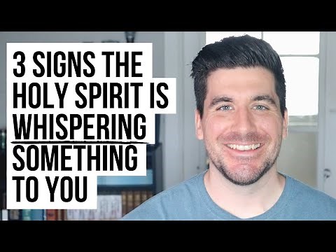 God Is Whispering Something to You If . . .