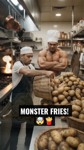 Who Can Eat This Entire Monster? 🍟👀 #challenge
