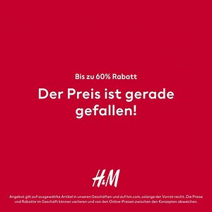 Noch läuft der Sale. Sicher dir jetzt deine besten Angebote! https://hm.info/61874pB3l #HM | H&M