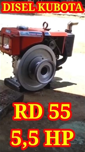 Kubota RD 55 Diesel (5.5hp). #diesel #kubota