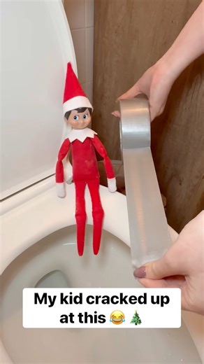 Funny Elf on the Shelf #elfontheshelf | At Home with Jennie and Nick