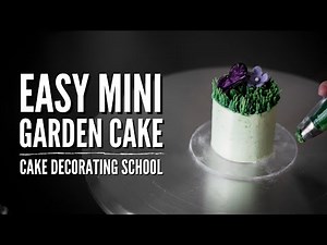 Easy Garden Cake [ Cake Decorating For Beginners ]